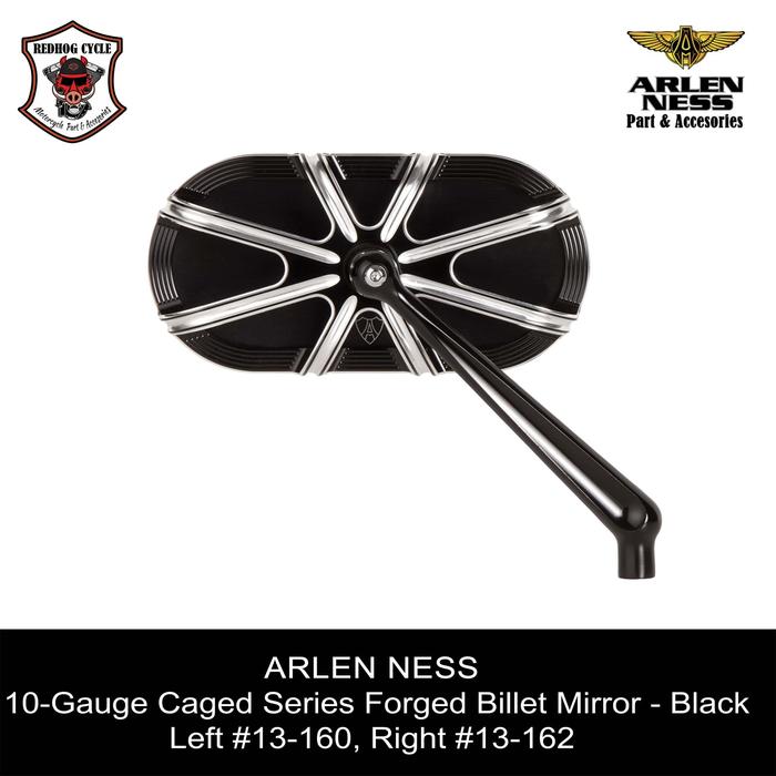 Gambar ARLEN NESS 10-Gauge Caged Series Forged Billet Mirror - Black dari Redhog Cycle undefined Tokopedia