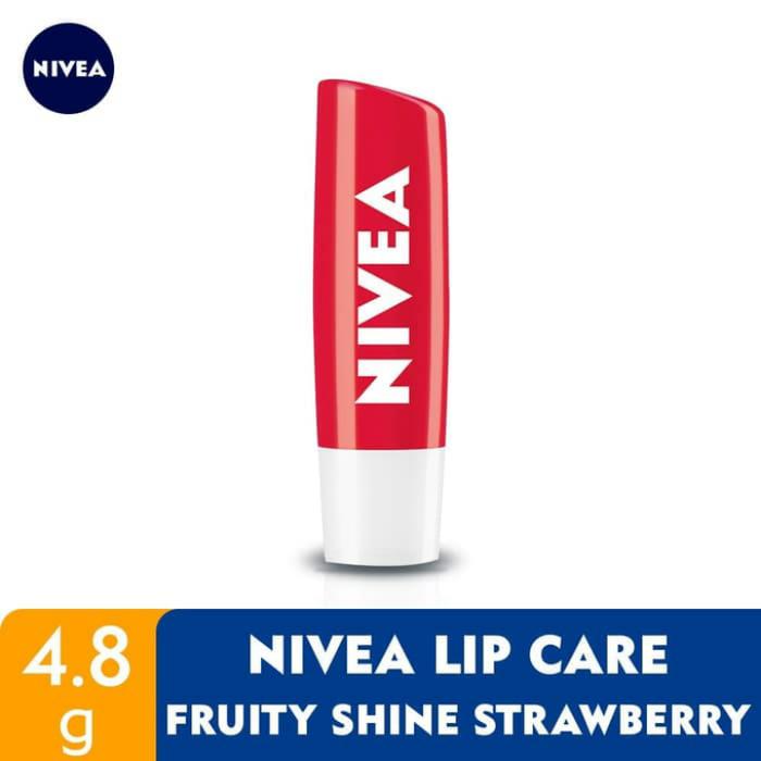 Gambar Nivea Lip Care Fruity Shine Beauty Stick Strawberry 4.8gr dari Larissabelle_NEW undefined Tokopedia