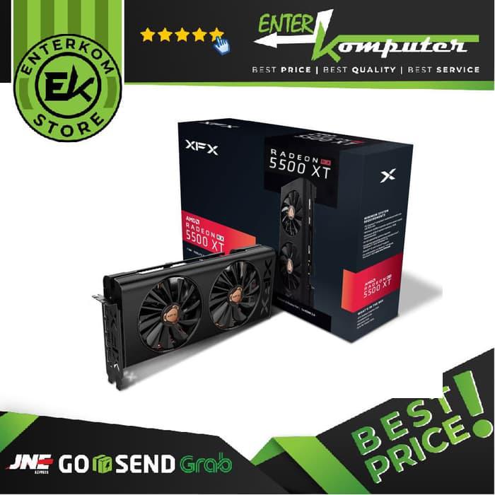 Gambar XFX Radeon RX 5500 XT 8GB DDR6 - RX-55XT8DFD6 dari Enter Komputer Official undefined Tokopedia