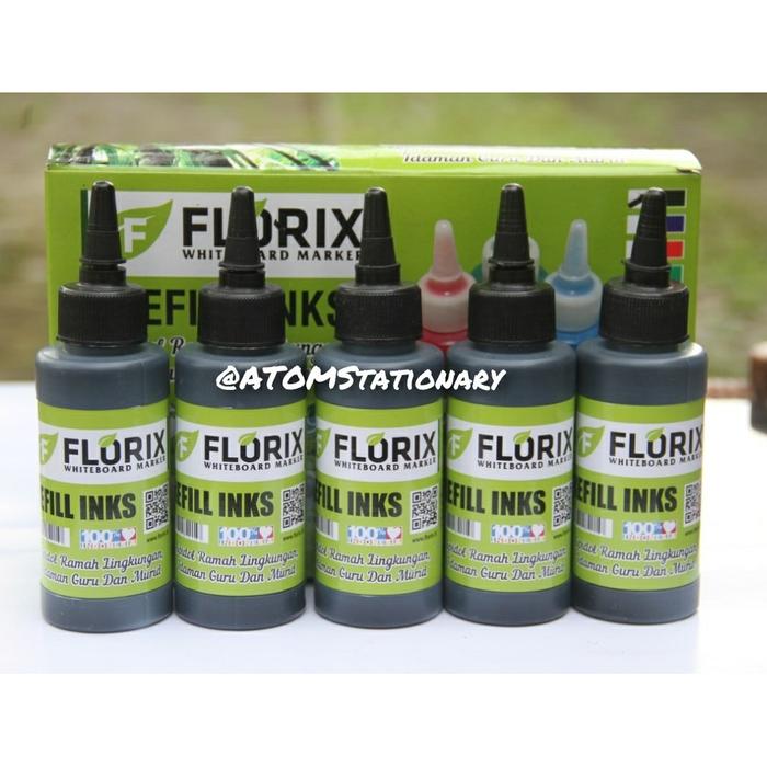 Gambar Tinta Refill Isi Ulang Spidol Whiteboard Florix Murah 100ml Satuan - Hitam dari Spidol Whiteboard Florix undefined Tokopedia