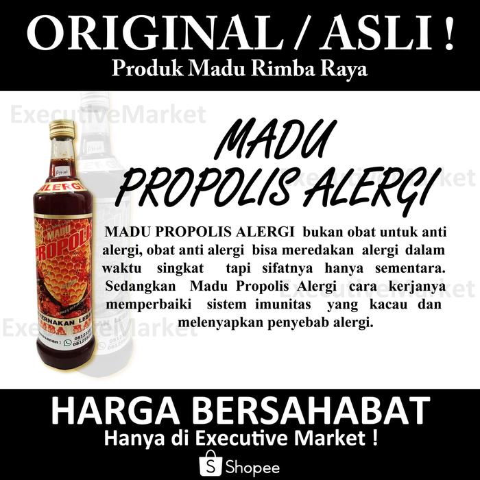 Jual Madu Propolis Alergi Madu Rimba Raya Lawang Botol 600ml Kota Malang Executivemarket 
