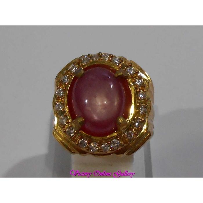 Gambar Cincin Ruby Super Luster dari Victory Trade undefined Tokopedia