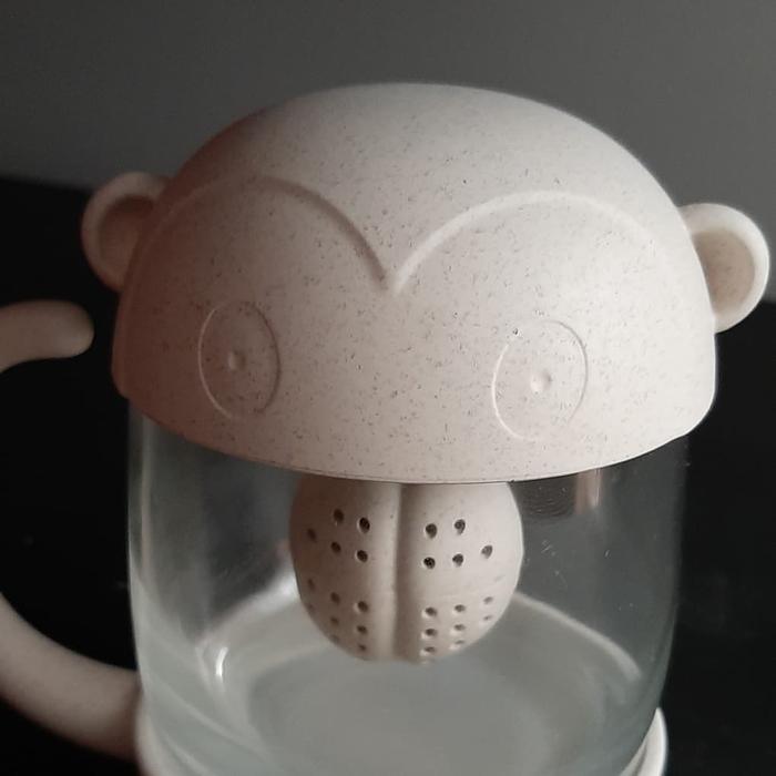 Gambar gelas / cangkir teh Cat / Monkey - Monkey dari @link undefined Tokopedia