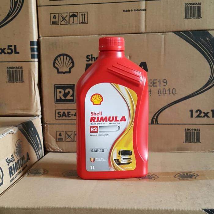 Jual OLI MESIN MOBIL DIESEL SHELL RIMULA R2 SAE 40 1 LITER - Kota ...