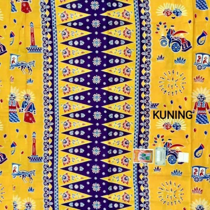 Jual Kain Betawi Motif Ondel Ondel Jakarta Barat Qasha Store Tokopedia
