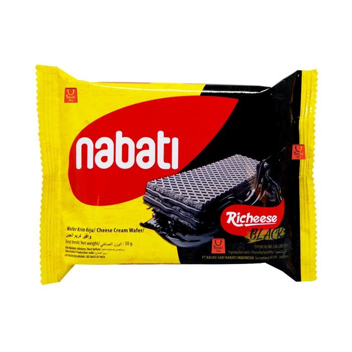 Gambar Nabati Wafer Black Richeese Cheese Cream Wafer Black Mini - 50gr dari Planet Pompa Bandung undefined Tokopedia