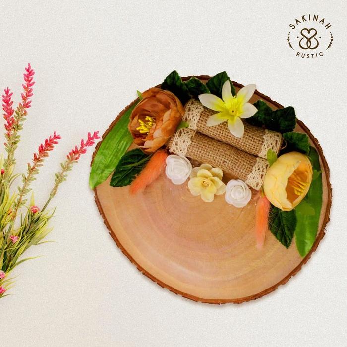 Gambar Tempat cincin rustic dari Sakinah Rustic undefined Tokopedia
