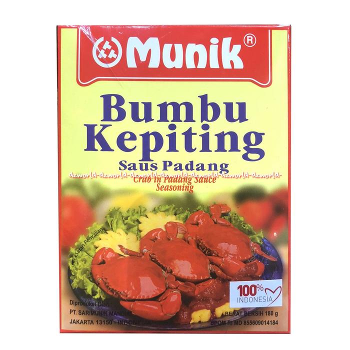 Jual Bumbu Instan Munik Bumbu Kepiting Saus Padang Crab In Padang Sauce Kab Kuningan Digdaya Wijayanti Tokopedia