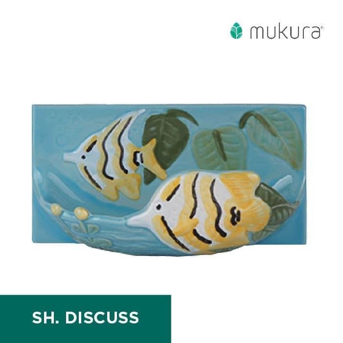 Gambar Soap Holder / Kotak Sabun / Tempat Sabun Keramik Ikan Discuss 20x10cm dari Roster Granit Mukura undefined Tokopedia