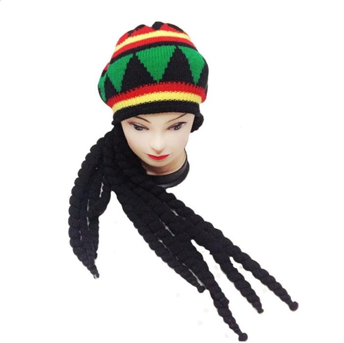 Jual Men Women Jamican Rasta Hat 