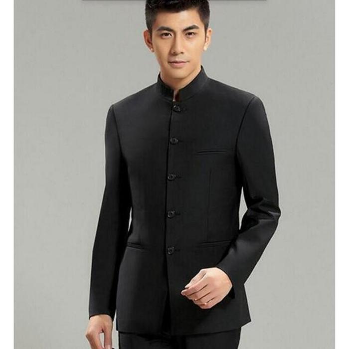Gambar FASHION -JAS PRIA HITAM POLOS -JAS NIKAH - JAS SHANGHAI - JAS MURAH - Hitam, XS dari Fashiontrendy04 undefined Tokopedia