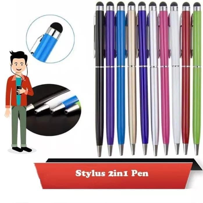 Gambar Stylus 2 in 1 Pen Ballpoint Smartphone Stylus Touchscreen Pulpen Fung dari ryocelll undefined Tokopedia