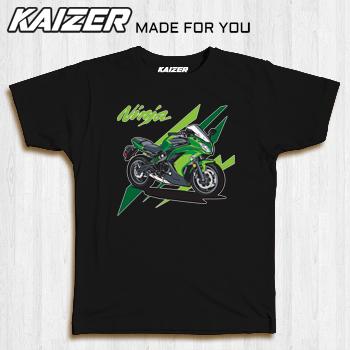 Gambar KAIZER RH-0284 Kaos Kawasaki Ninja - Automotive - Hitam, S dari UniTee Official undefined Tokopedia