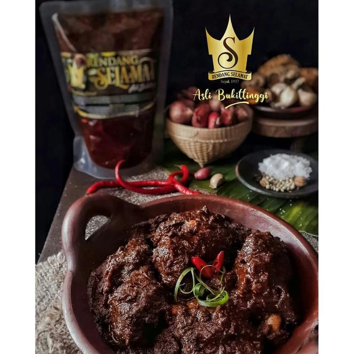 Jual Rendang Selamat Asli Bukittinggi 1 4 Kg 250 Gram Kota Bukittinggi Rendangselamat Tokopedia