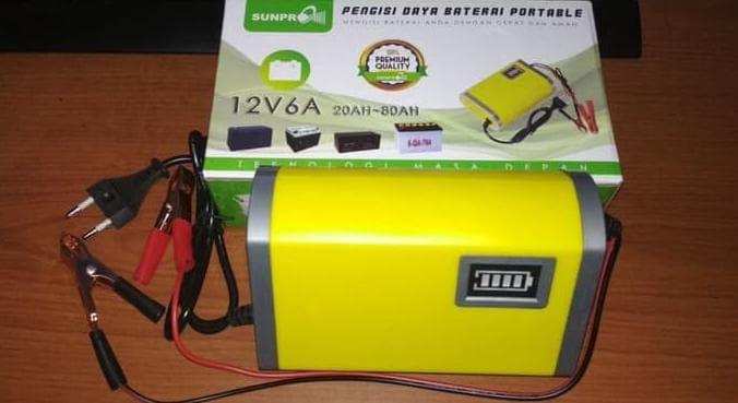 Jual Charger Battery Mobil Motor Cas Aki 12v 6 Amper Sunpro Jakarta Barat Nugroho Aksesoris Tokopedia