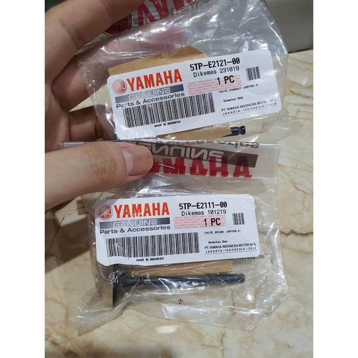 Gambar VALVE KLEP SET IN EX JUPITER Z VEGARNEW ASLI ORIGINAL YAMAHA dari Rezeki Motor 2017 undefined Tokopedia
