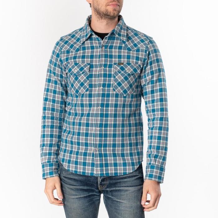Jual Iron Heart IHSH 231 Ultra Heavy Flannel Tartan Check Western