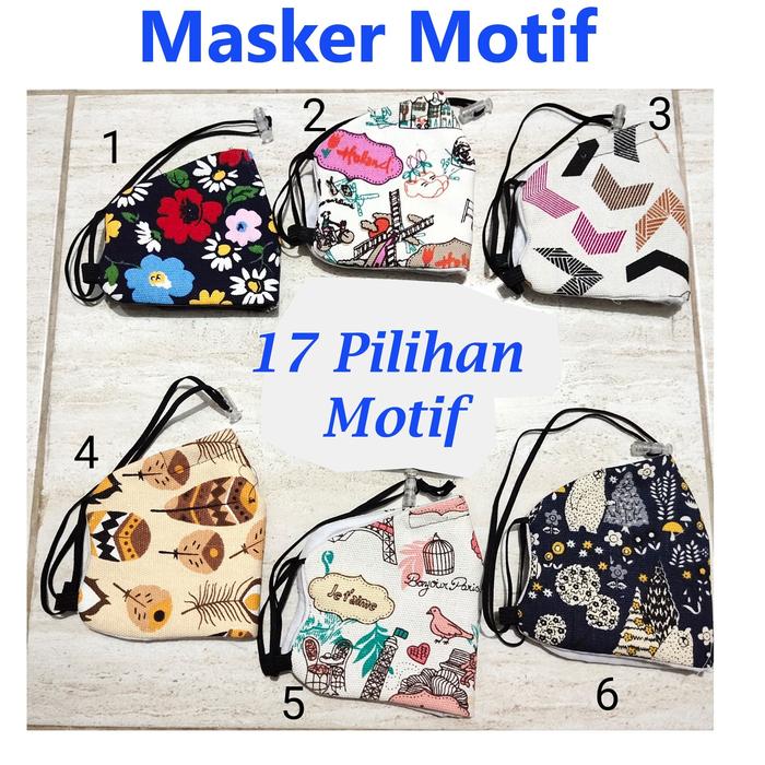 Jual Masker Kain Kanvas Motif Karakter Gambar Kartun Polos Tanpa Kawat Non Hijab Jakarta Barat Hocykin Tokopedia