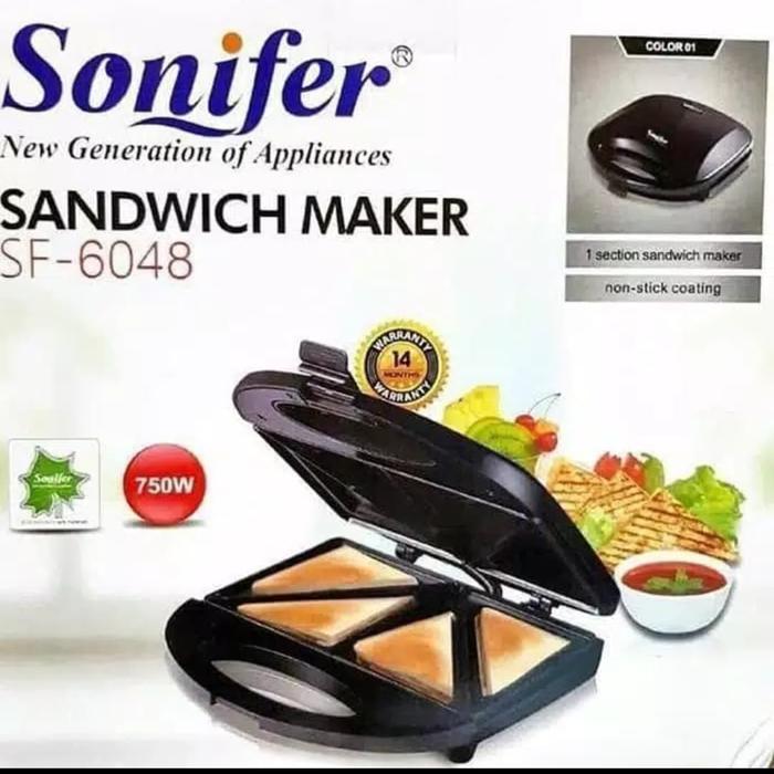 Jual Sonifer sandwich maker 6048 pemanggang sandwich Roti Toaster