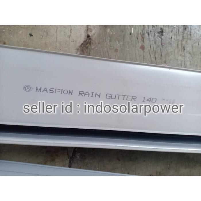 Gambar Talang air per meter PVC kotak SG-140 RG-140 14 cm LANGGENG MASPION - MASPION RG-140 dari Indosolarpower undefined Tokopedia