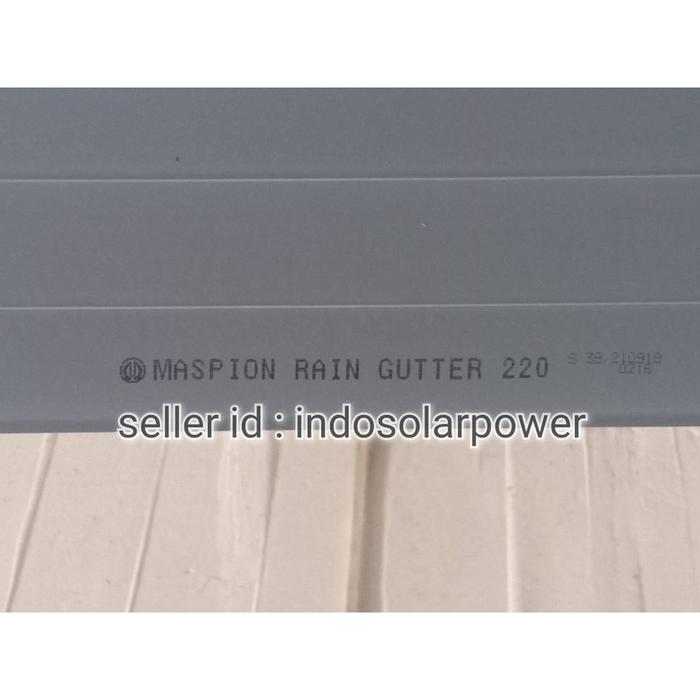 Gambar Talang air per meter PVC kotak SG-220 RG-220 8 inch LANGGENG MASPION - MASPION RG-220 dari Indosolarpower undefined Tokopedia