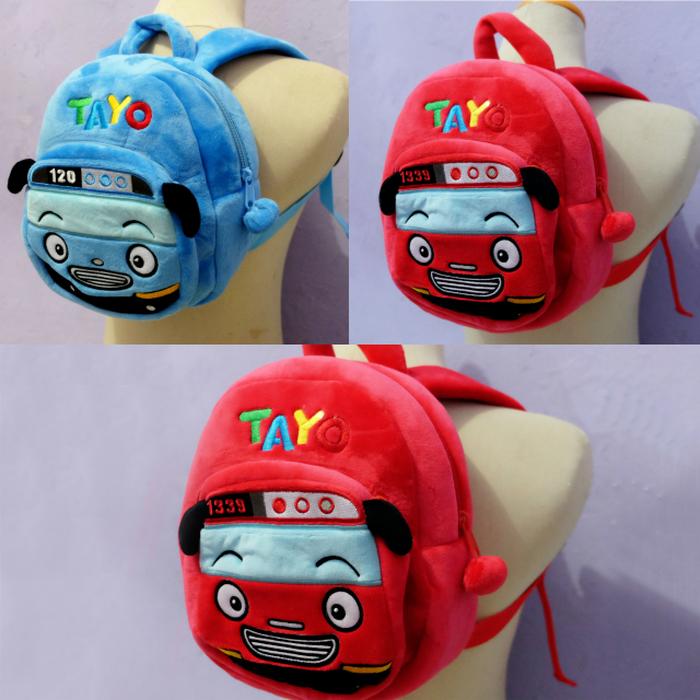 Gambar Tas ransel Anak boneka import little buss tayo paud anak sekolah dari bon-bon house undefined Tokopedia