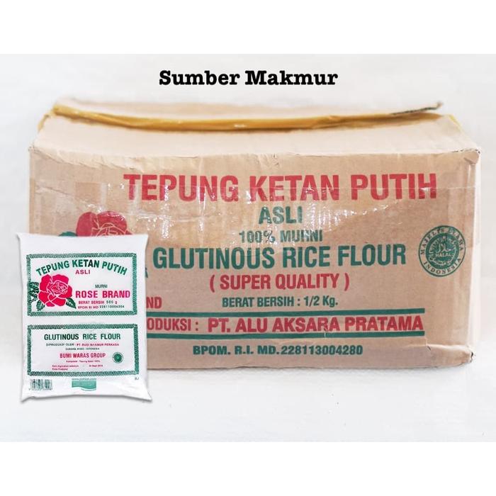 Jual Tepung Ketan Rose Brand Paket Murah Grosir Per Dus Jakarta Barat Sumbermakmursembako Tokopedia