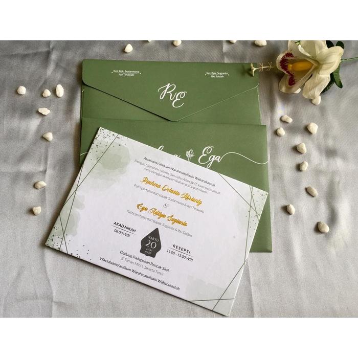 Jual Undangan Hard Cover Hijau Gradasi Kab Bogor Riseadvertising Tokopedia