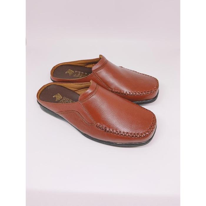 Gambar Sepatu Sendal Pria Kulit Sapi Asli Warna Coklat ( Series : Camel ) - Cokelat, 40 dari Wynner Shop undefined Tokopedia