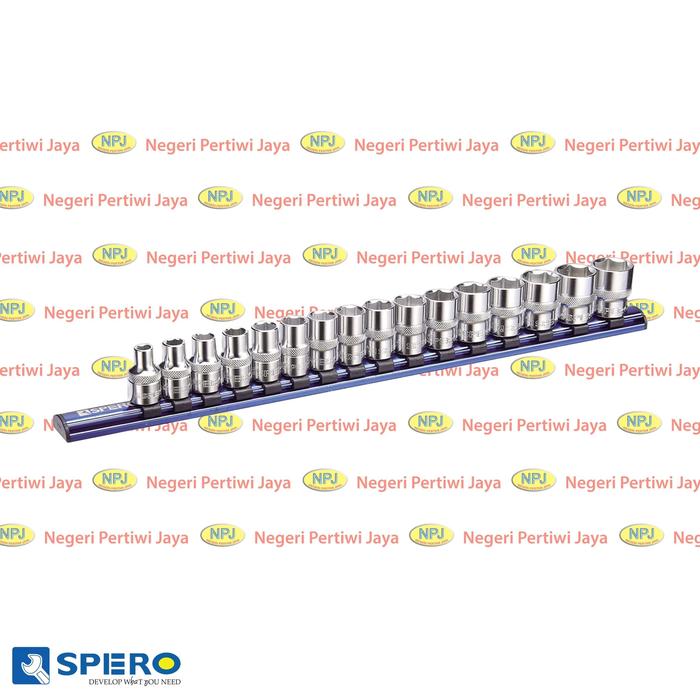 Gambar Spero 1/2 inch Socket 6PT Set 16 Pcs - Kunci Shock dari negeripertiwijaya undefined Tokopedia