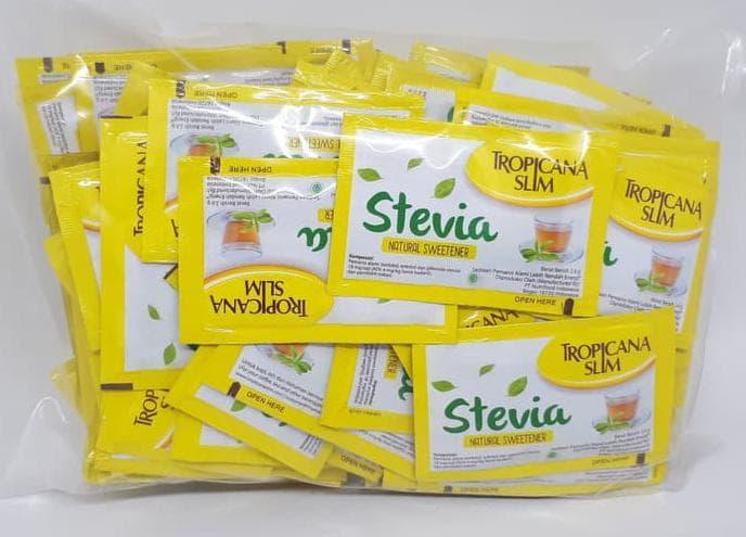Gambar Tropicana Slim Stevia Sweetener 100 sachet 2.6 gram Terjamin dari IvanderDalton undefined Tokopedia