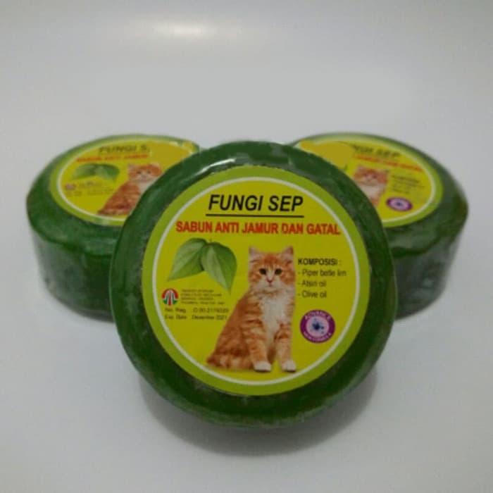 Fungisep Sabun 80gr For Cat - Sabun Batang Anti Jamur Gatal Kucing