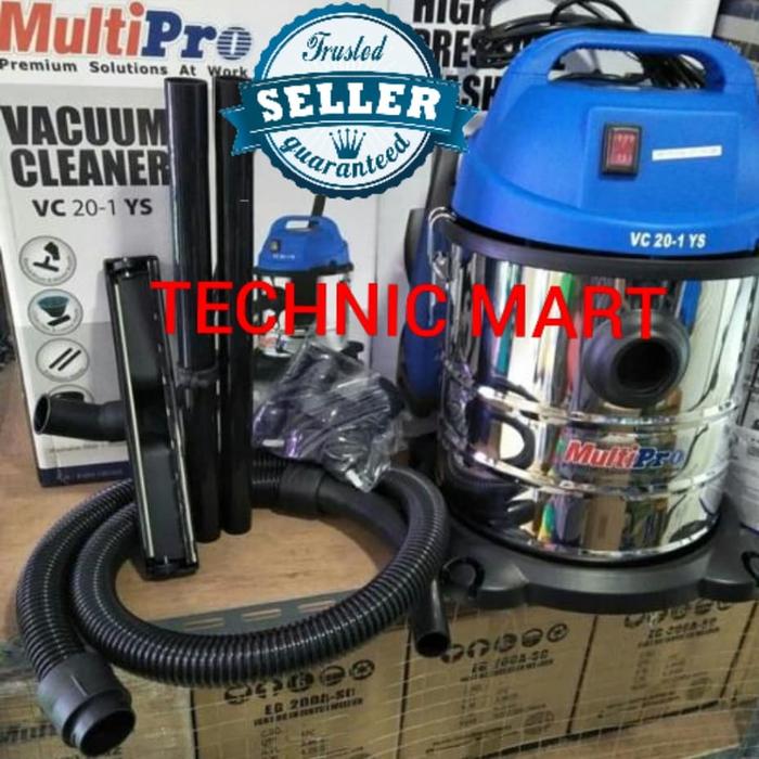 Gambar Vacuum Cleaner 20 liter MULTIPRO VC20-1YS Vakum Sedot Debu VC 20-1 YS dari GENERALTECHNICMART undefined Tokopedia