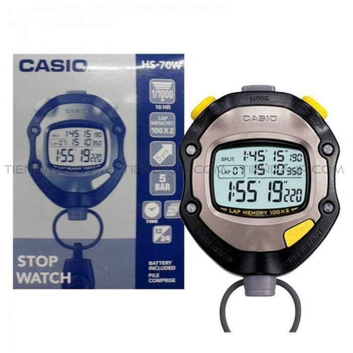 Casio stopwatch 100 store lap memory