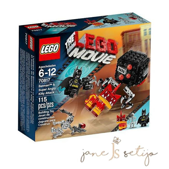 Lego The Movie 70817 Batman Super Angry Kitty Attack 115pcs 3mf