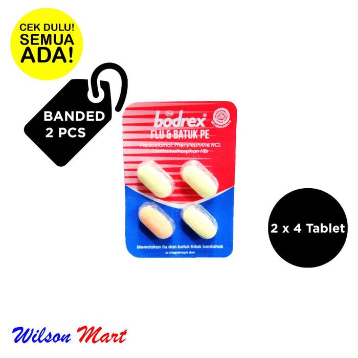 Gambar BODREX FLU DAN BATUK PE ISI 4 TABLET BANDED 2 PCS dari Wilson Mart undefined Tokopedia