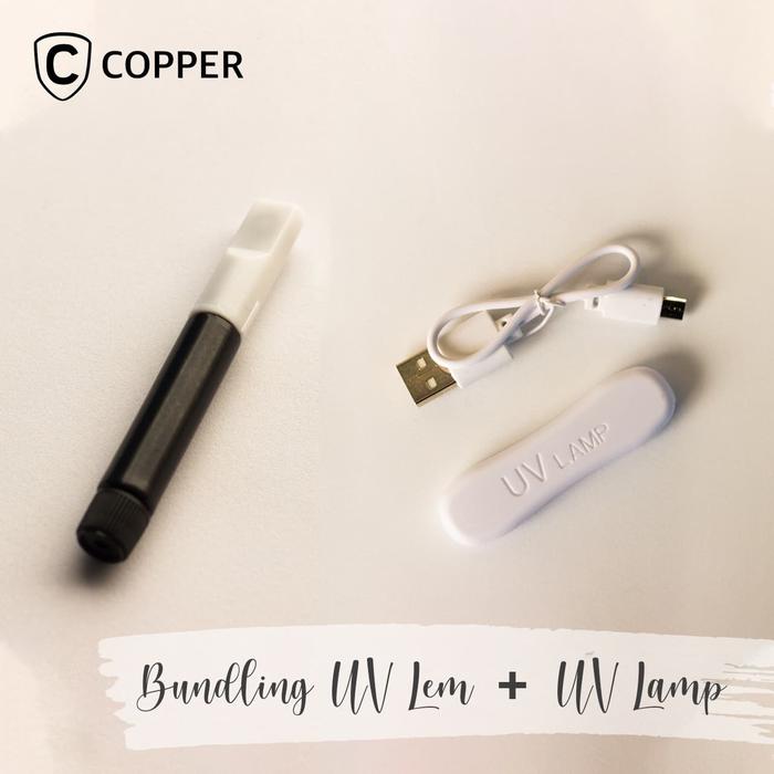 Gambar Bundling UV Glue + UV Lem dari Copper Indonesia undefined Tokopedia