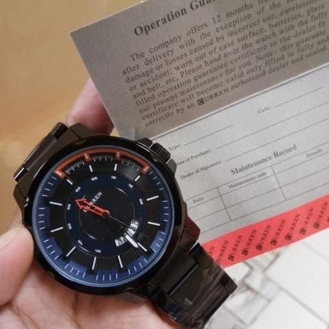Gambar CURREN 8229 ORIGINAL Jam Tangan Pria Tanggal Aktif Rantai Stainless - Hitam Biru dari Tas Murah Wanita Pria undefined Tokopedia