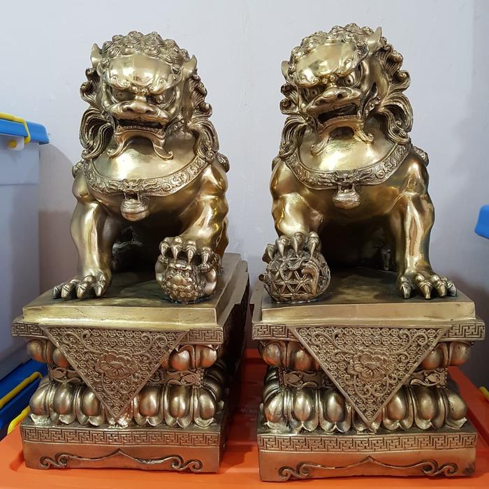 Gambar patung singa fudog kilin super jumbo dari originalbuddhistart undefined Tokopedia