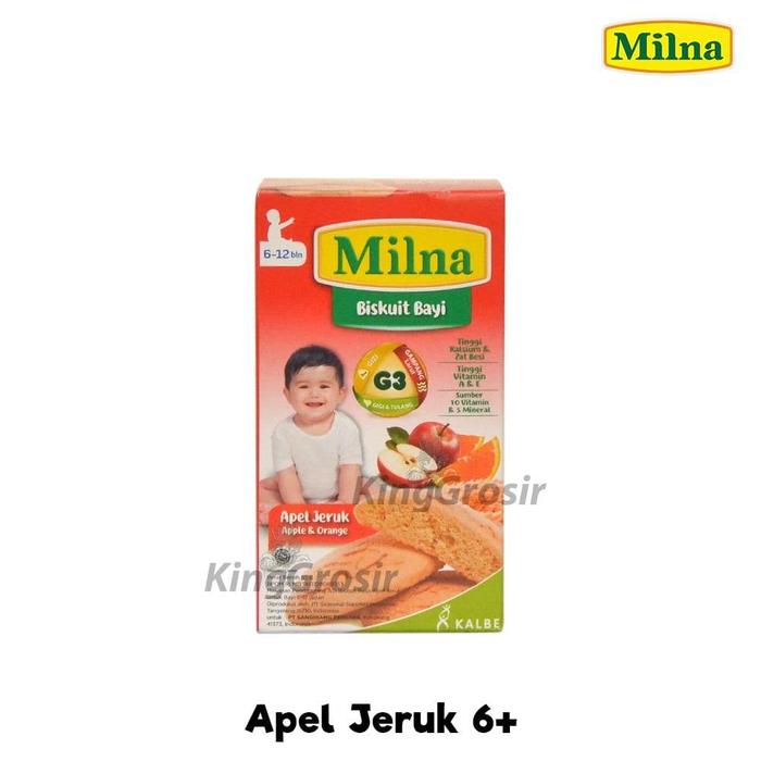 Gambar Milna Baby Biscuit Apel Jeruk 65 gr / Biskuit Bayi - Apel Jeruk dari King Grosir Murah undefined Tokopedia