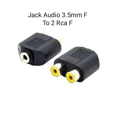 Jual Jack 3.5mm stereo Female to 2 Rca 