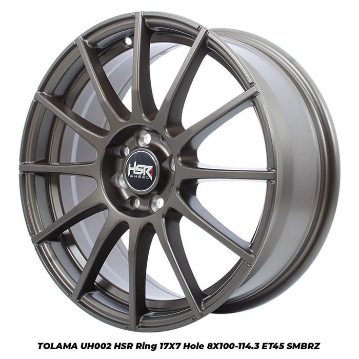 Gambar Pelek Mobil R17 HSR TOLAMA mobil Jazz, Mobilio, Mazda2, Baleno dll dari HSR Wheel undefined Tokopedia