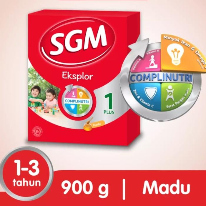 Gambar SGM Eksplor 1+ 900 Gram Susu Pertumbuhan 1-3 Tahun - Madu dari Sakura Baby Kids undefined Tokopedia
