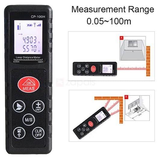 Laser Distance Meter 100 Meter - Ukuran Saku
