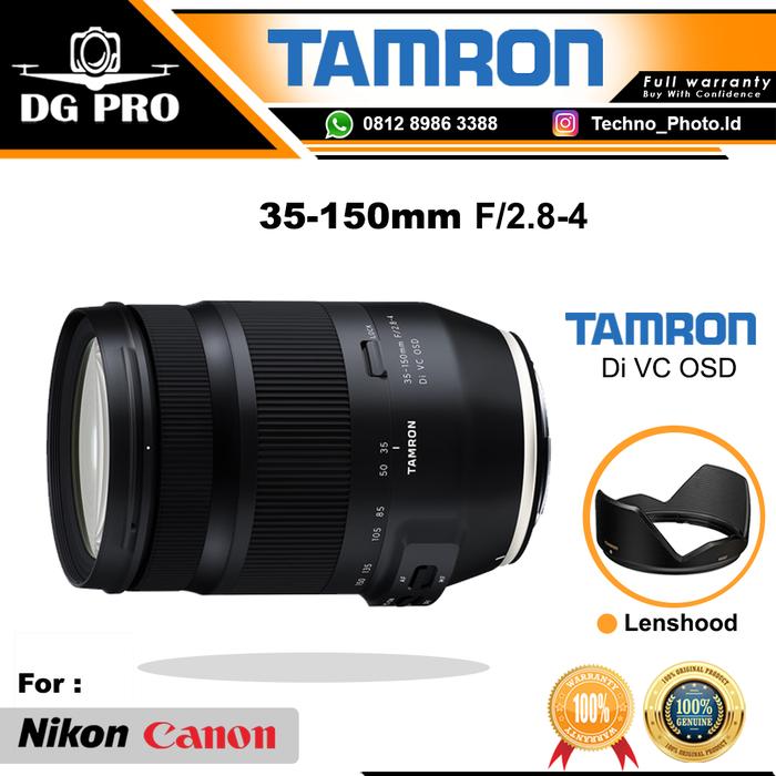 Gambar LENSA TAMRON 35-150mm f 2.8-4 Di VC OSD - for Canon dari DG PRO KAMERA undefined Tokopedia