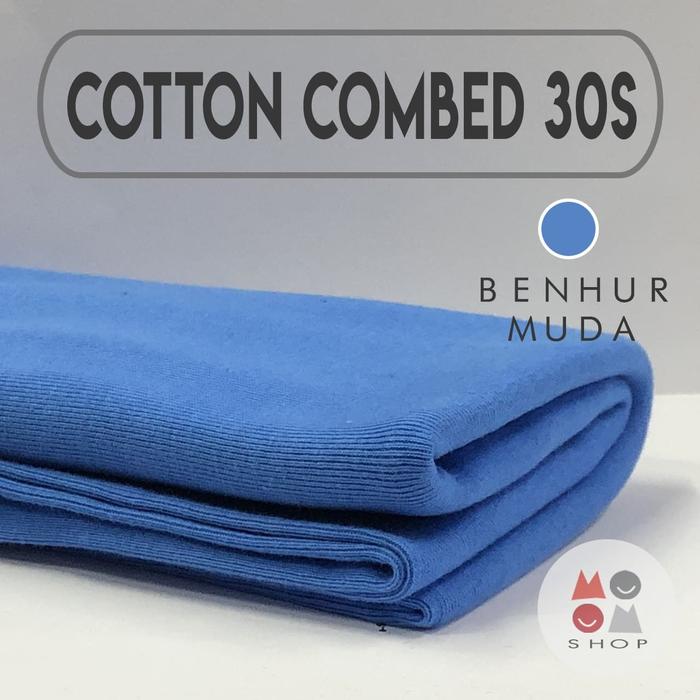 Jual Kain Katun Cotton Combed 30s Bahan Kaos Warna Benhur Muda Meteran 1 Meter Kota Sukabumi Momoshop8 Tokopedia