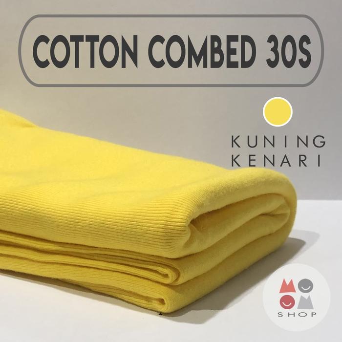Jual Kain Katun Cotton Combed 30s Bahan Kaos Warna Kuning Kenari Per 1 Kg Kota Sukabumi Momoshop8 Tokopedia