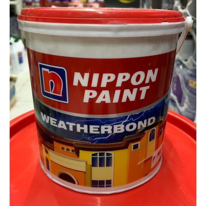 Gambar Cat Tembok Nippon Paint Weatherbond 2.5Ltr - Putih dari TOKO CAT COLOUR SOLUTION undefined Tokopedia