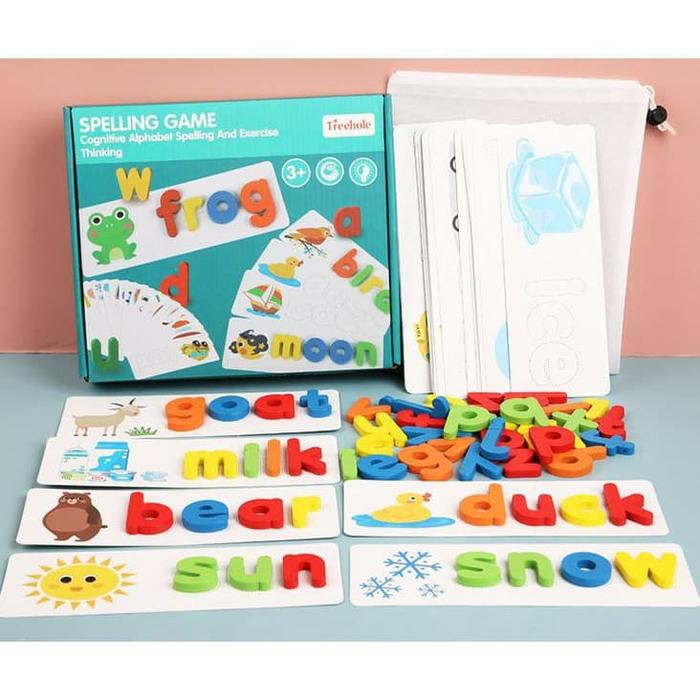 Gambar MAINAN EDUKASI SPELLING WORD GAME / MAINAN EDUKASI MENGEJA KATA dari GOBER HOUSE88 undefined Tokopedia