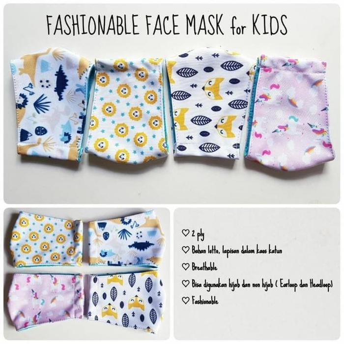 Gambar Masker Anak Premium dari SOLO BATIK JAWA undefined Tokopedia